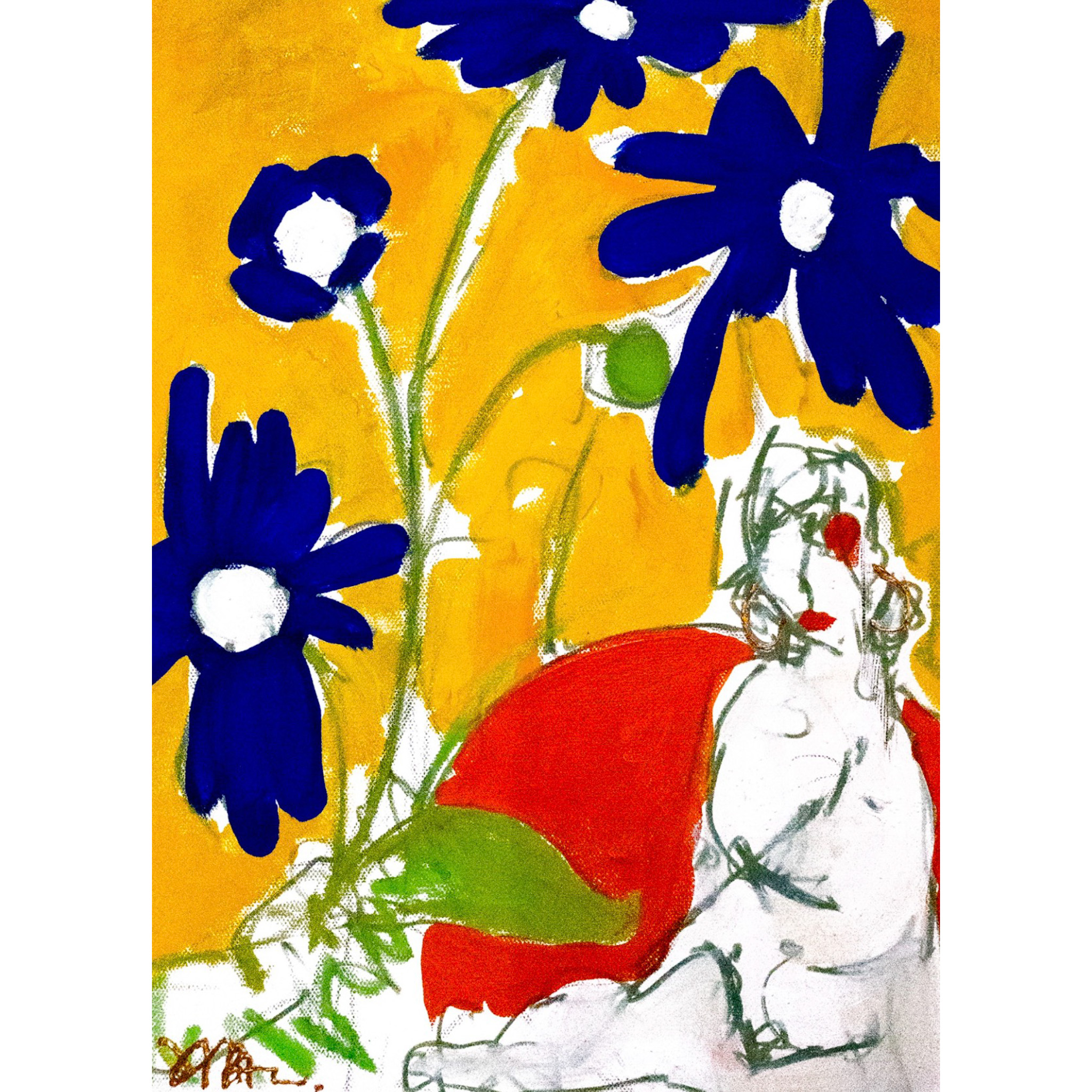 to be is to draw the flowers